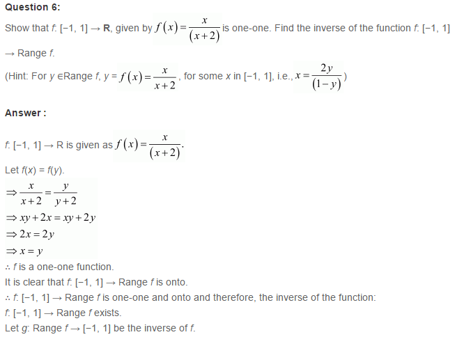 Relations And Functions Class 12 Maths Chapter 1 Toppers Bulletin